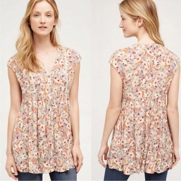 Vanessa Virginia floral tunic top  - Picture 1 of 4